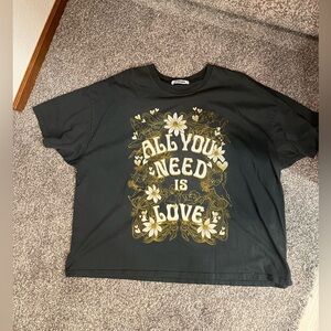 Daydreamer gray tee. Size OS